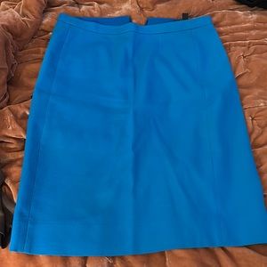 JCrew No 2 Pencil Skirt in peacock blue